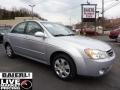 Clear Silver 2004 Kia Spectra LX Sedan