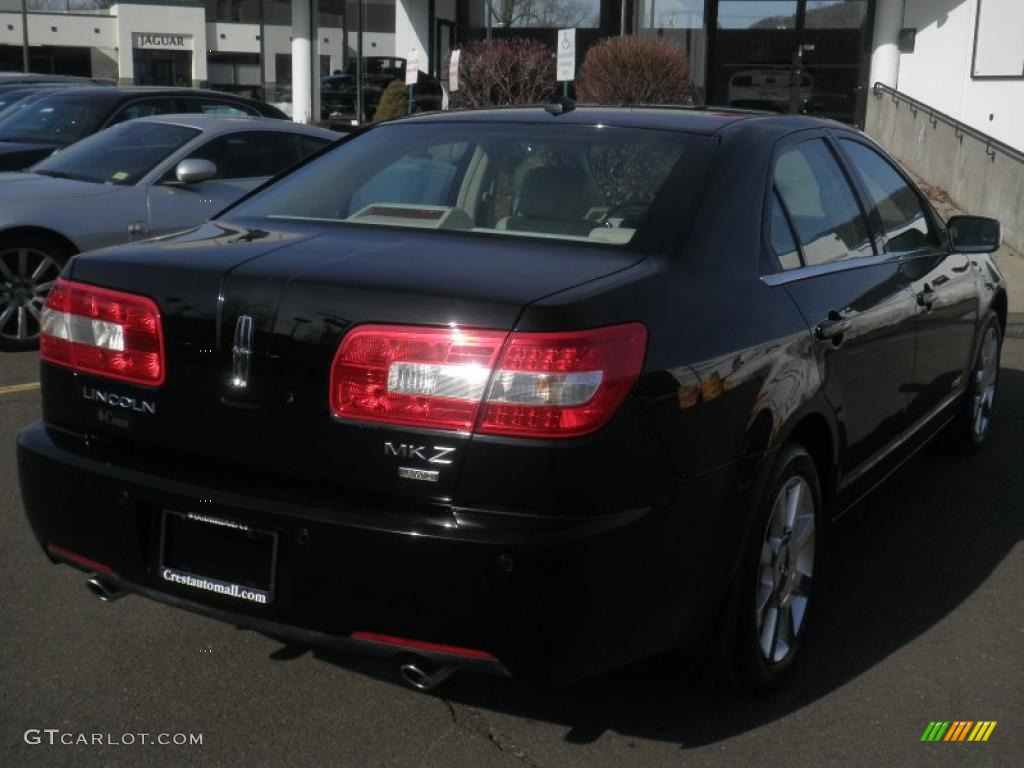 2008 MKZ AWD Sedan - Black / Light Stone photo #6