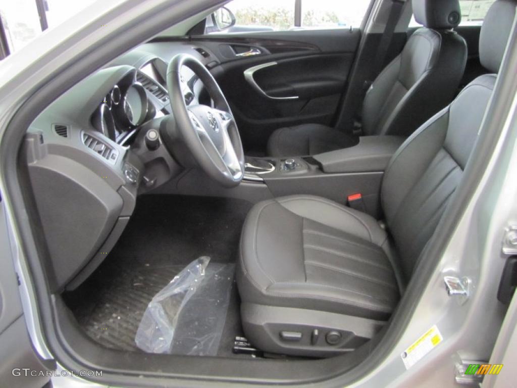Ebony Interior 2011 Buick Regal CXL Turbo Photo #46271266