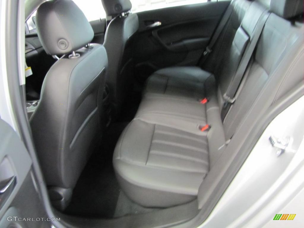 Ebony Interior 2011 Buick Regal CXL Turbo Photo #46271275