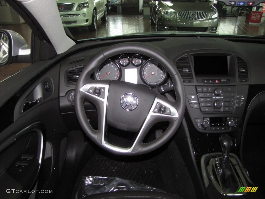 2011 Buick Regal CXL Turbo Ebony Dashboard Photo #46271323