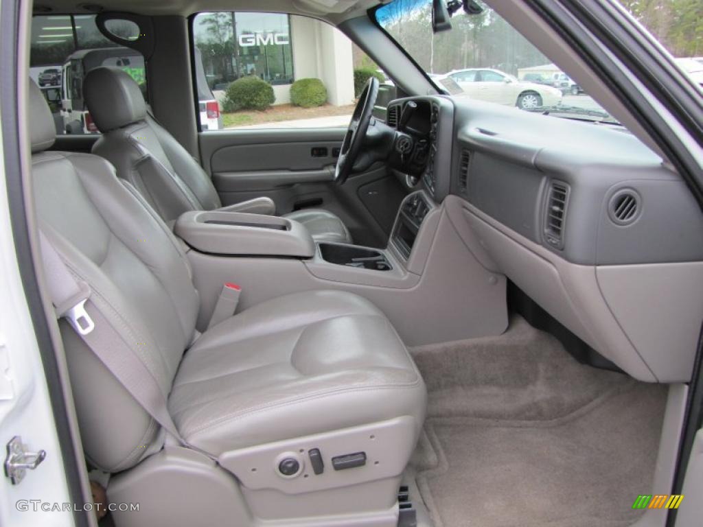 2005 Yukon SLT - Summit White / Pewter/Dark Pewter photo #16