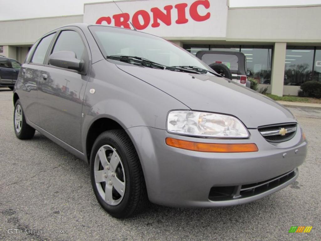 2008 Aveo Aveo5 LS - Medium Gray Metallic / Charcoal photo #1