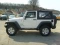 2007 Stone White Jeep Wrangler X 4x4  photo #2