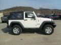 2007 Stone White Jeep Wrangler X 4x4  photo #6