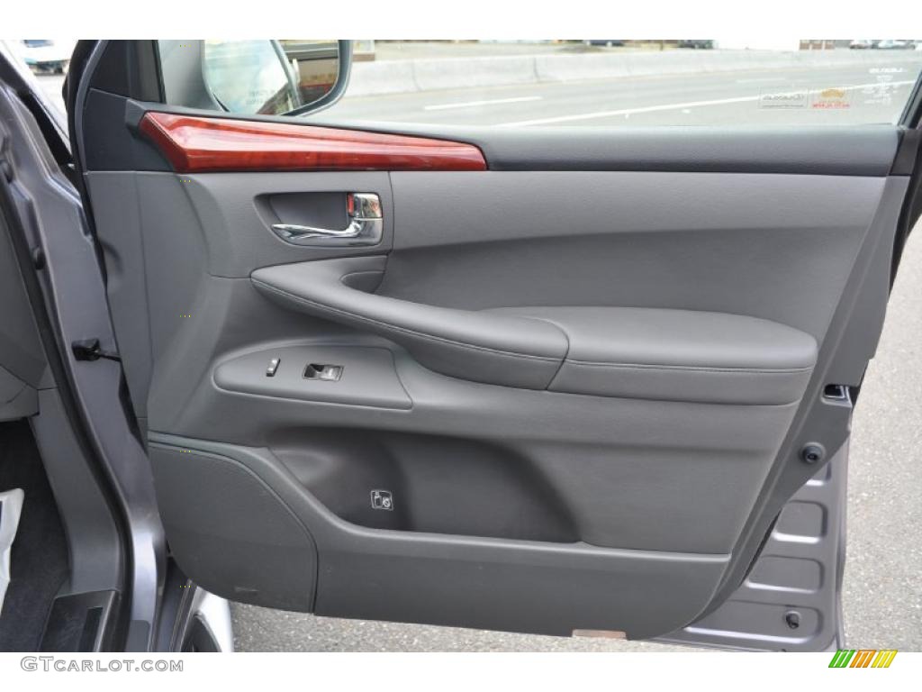 2008 Lexus LX 570 Dark Gray Door Panel Photo #46273897