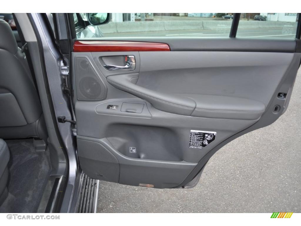 2008 Lexus LX 570 Dark Gray Door Panel Photo #46273906