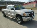 2005 Silver Birch Metallic GMC Sierra 2500HD SLE Extended Cab 4x4  photo #7