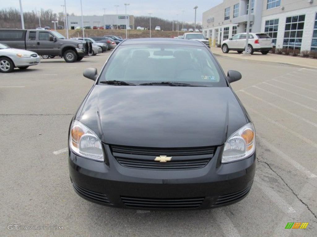 2007 Cobalt LS Coupe - Black / Gray photo #4