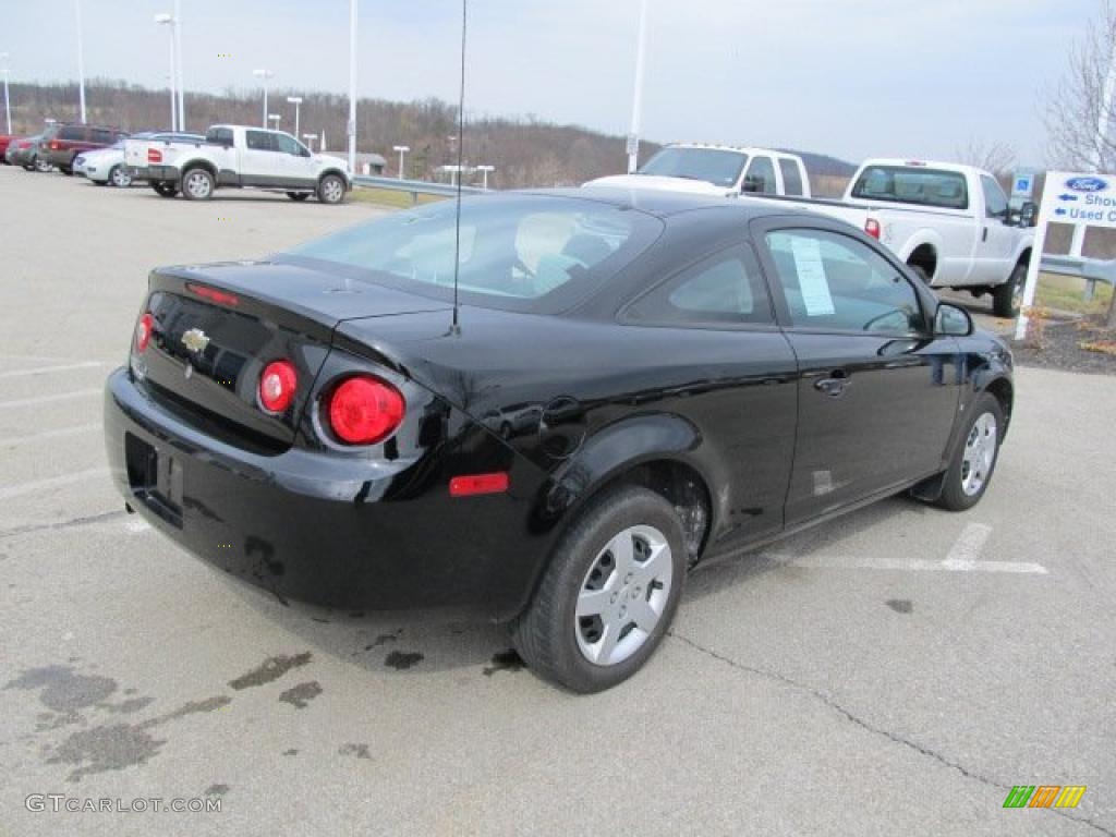 2007 Cobalt LS Coupe - Black / Gray photo #9