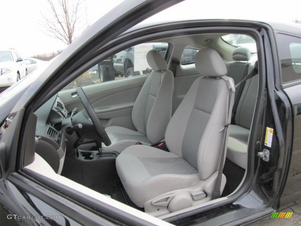2007 Cobalt LS Coupe - Black / Gray photo #10