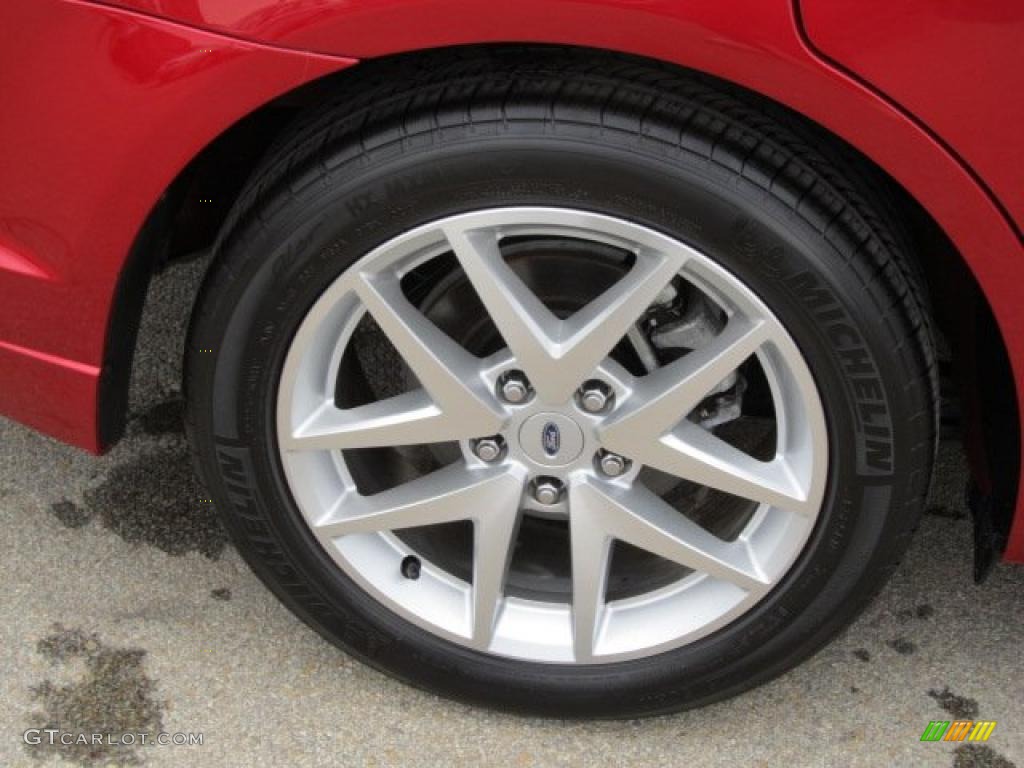 2010 Fusion SEL V6 - Sangria Red Metallic / Medium Light Stone photo #3