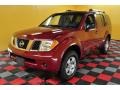 2005 Red Brawn Pearl Nissan Pathfinder LE 4x4  photo #2