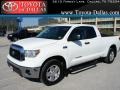 2008 Super White Toyota Tundra SR5 Double Cab  photo #1