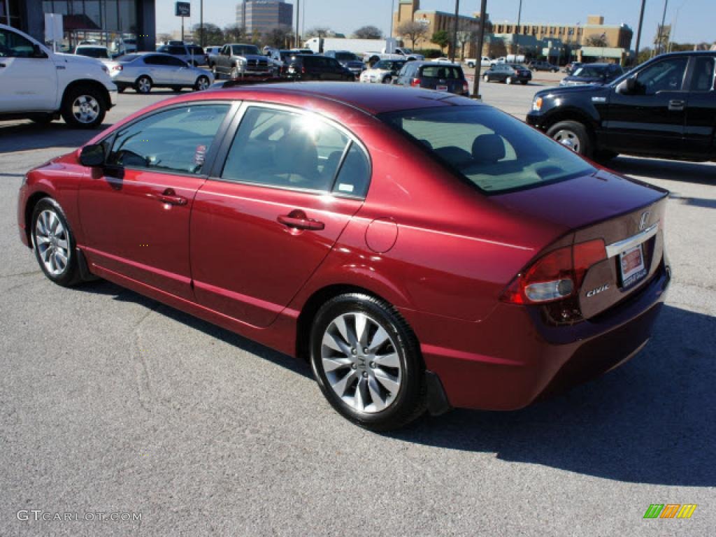 Tango Red Pearl 2009 Honda Civic EX-L Sedan Exterior Photo #46276638