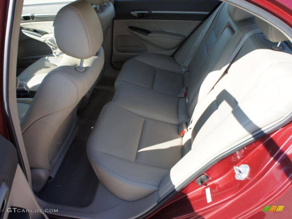 Beige Interior 2009 Honda Civic EX-L Sedan Photo #46276677