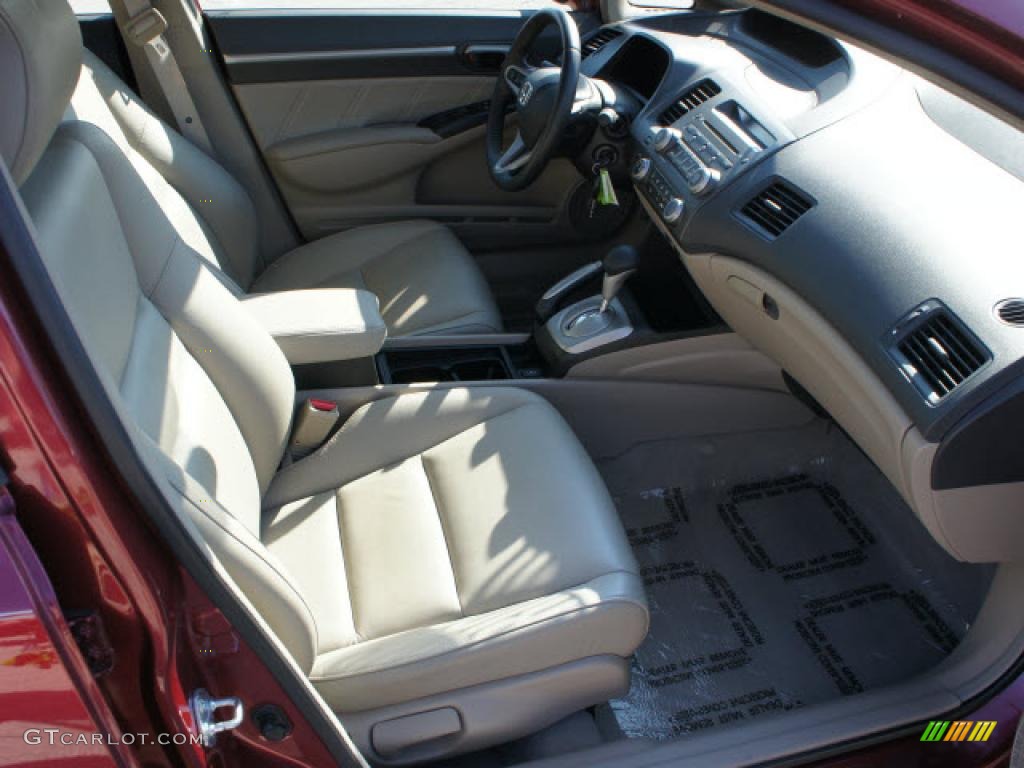 Beige Interior 2009 Honda Civic EX-L Sedan Photo #46276731