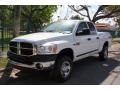 Bright White 2008 Dodge Ram 2500 TRX4 Quad Cab 4x4