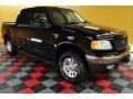 2001 Black Ford F150 XLT SuperCrew 4x4  photo #1