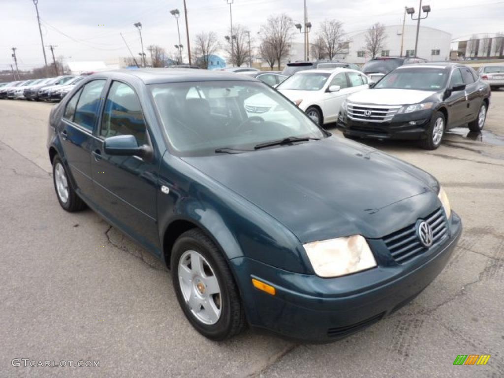 2002 Jetta GLS Sedan - Baltic Green / Black photo #5