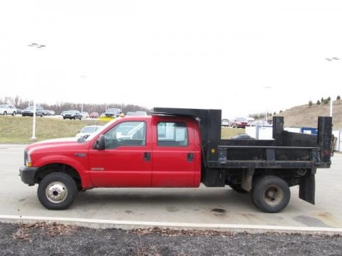 2003 Ford F350 Super Duty XL Crew Cab 4x4 Chassis Dump Truck Data, Info and Specs