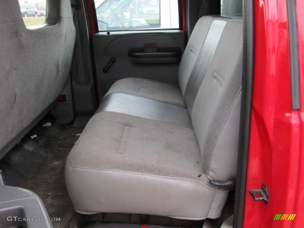 Medium Flint Interior 2003 Ford F350 Super Duty XL Crew Cab 4x4 Chassis Dump Truck Photo #46277769