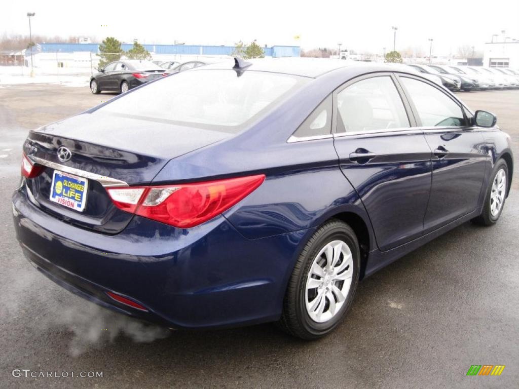 Indigo Blue Pearl 2011 Hyundai Sonata GLS Exterior Photo #46278786