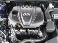 2.4 Liter GDI DOHC 16-Valve CVVT 4 Cylinder 2011 Hyundai Sonata GLS Engine