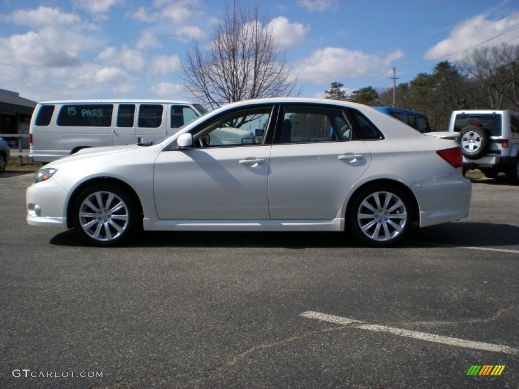 Satin White Pearl 2008 Subaru Impreza WRX Sedan Exterior Photo #46278885