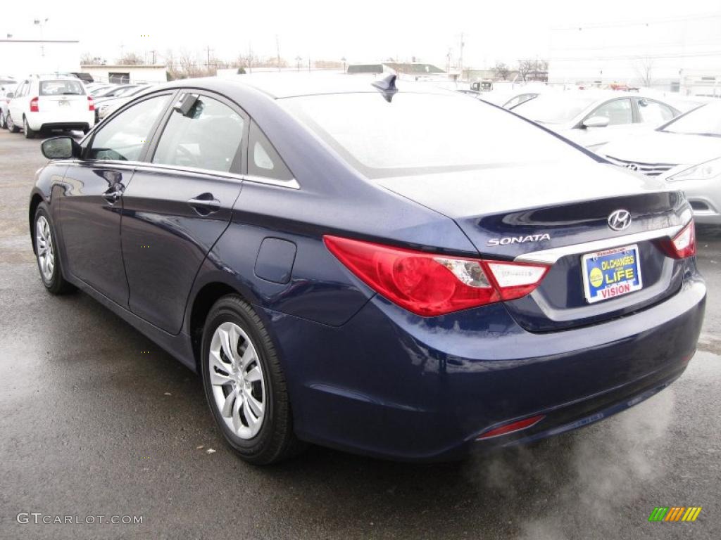 Indigo Blue Pearl 2011 Hyundai Sonata GLS Exterior Photo #46278912