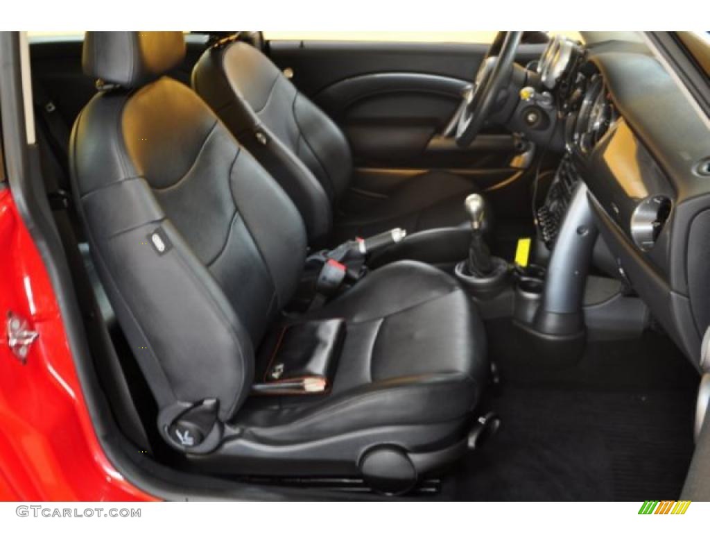 Panther Black Interior 2006 Mini Cooper S Hardtop Photo #46279011