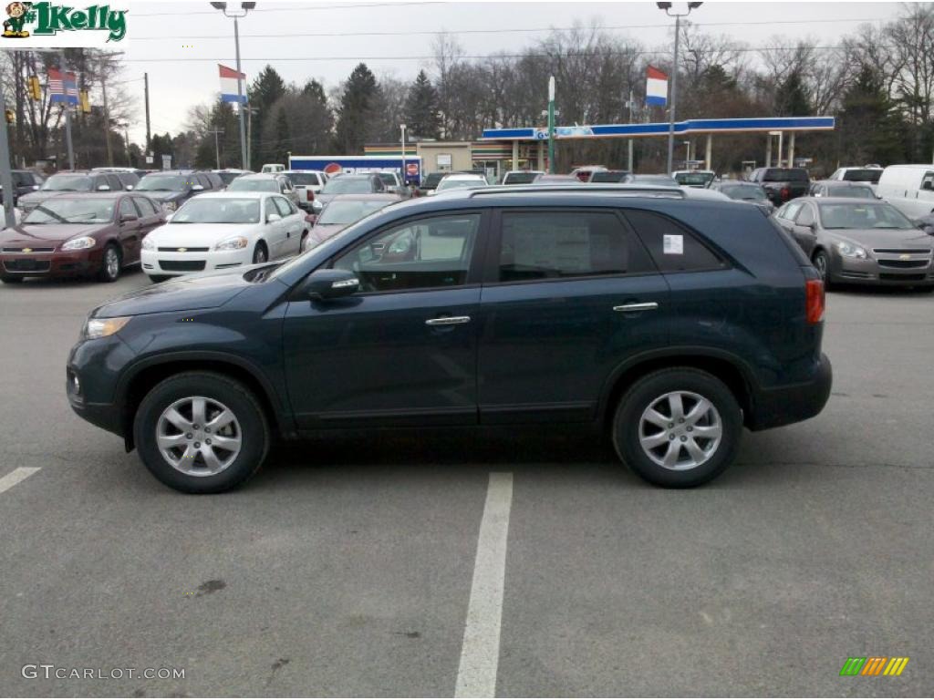 2011 Sorento LX - Pacific Blue / Black photo #6