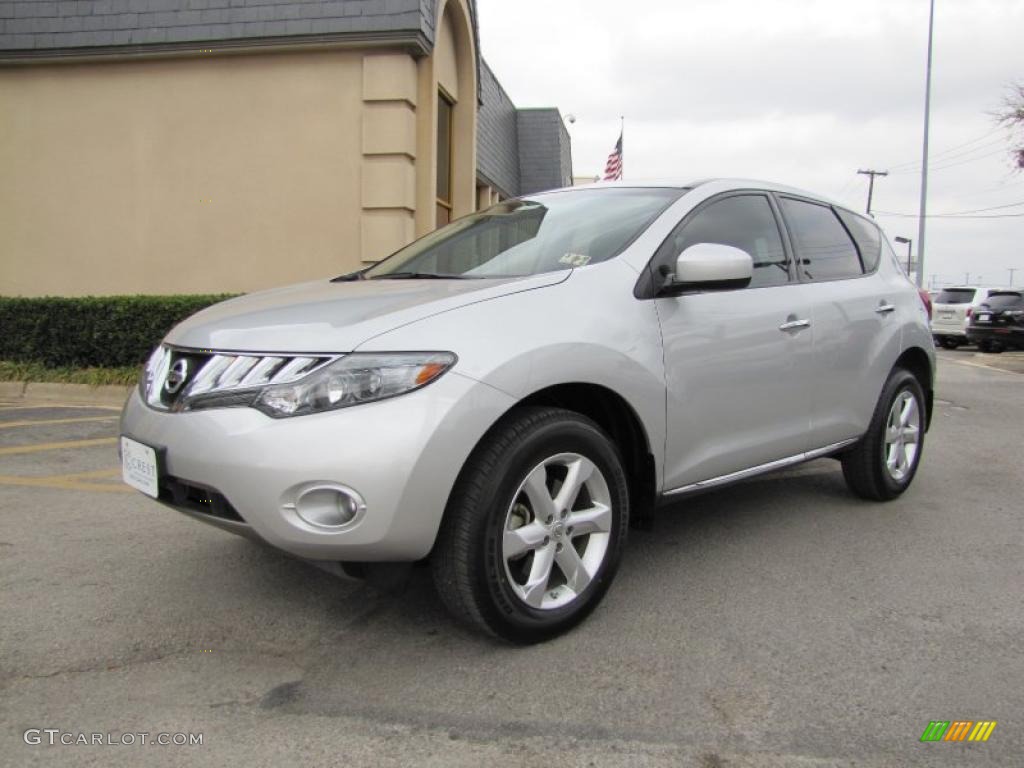 2009 Murano SL - Brilliant Silver Metallic / Black photo #3