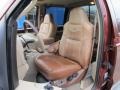  2006 F250 Super Duty King Ranch Crew Cab 4x4 Castano Brown Leather Interior