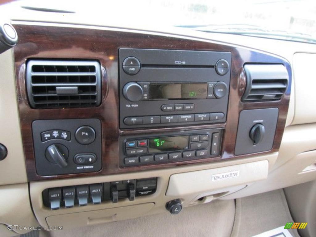 2006 Ford F250 Super Duty King Ranch Crew Cab 4x4 Controls Photo #46280862