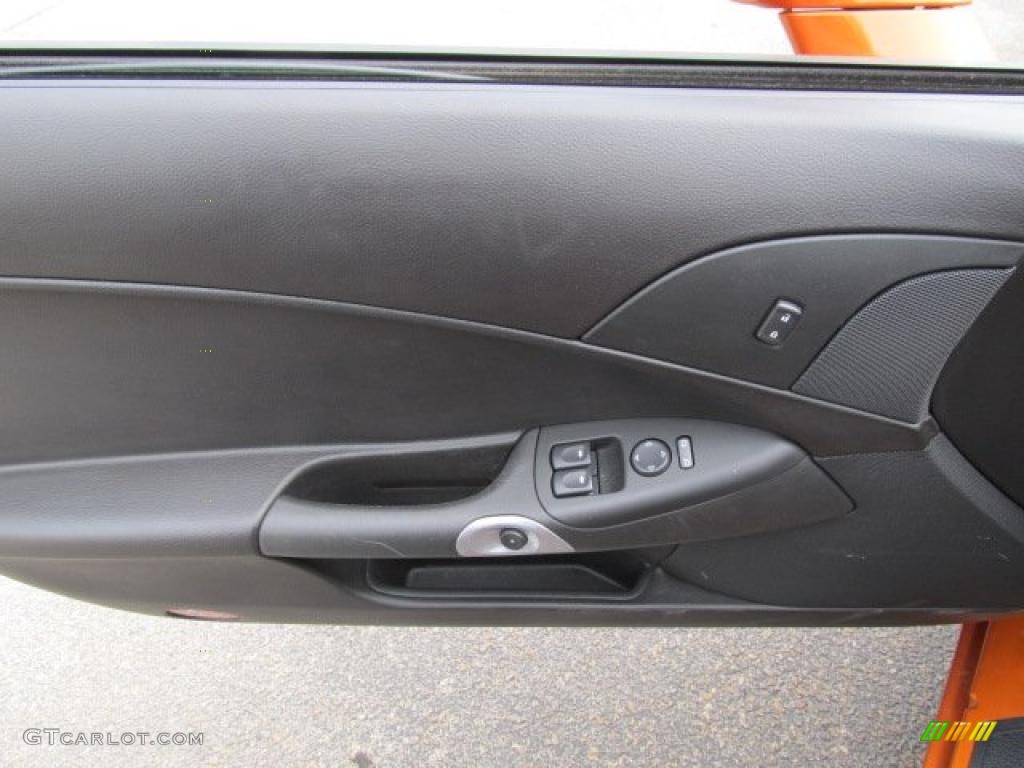 2007 Chevrolet Corvette Coupe Ebony Door Panel Photo #46281489