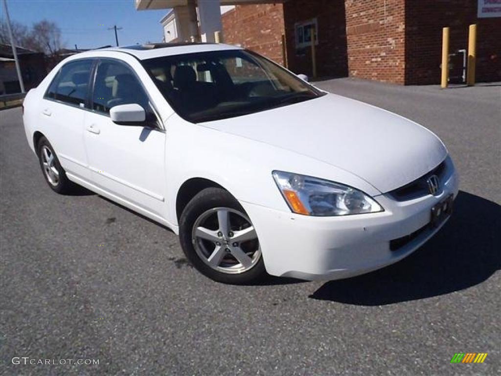 2003 Accord EX-L Sedan - Taffeta White / Ivory photo #1