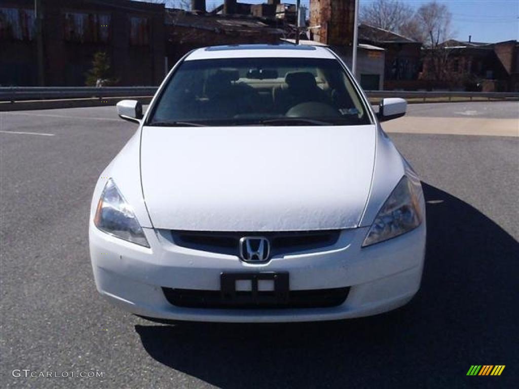 2003 Accord EX-L Sedan - Taffeta White / Ivory photo #2