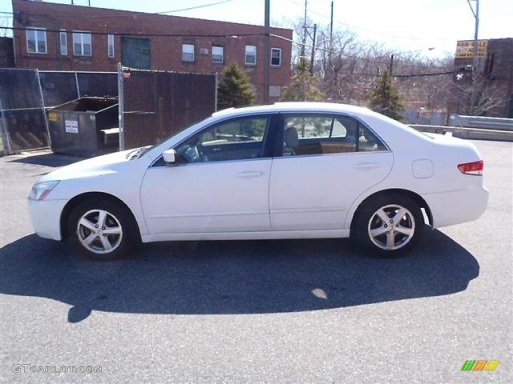 2003 Accord EX-L Sedan - Taffeta White / Ivory photo #4