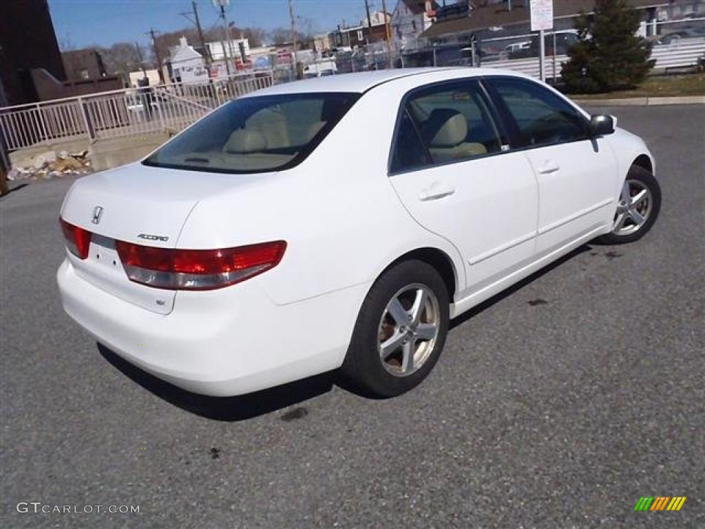2003 Accord EX-L Sedan - Taffeta White / Ivory photo #18