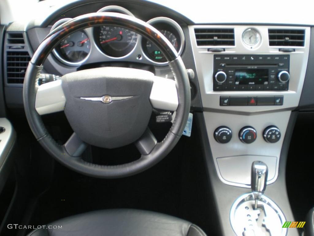 2010 Chrysler Sebring Limited Sedan Dark Slate Gray Dashboard Photo #46282803