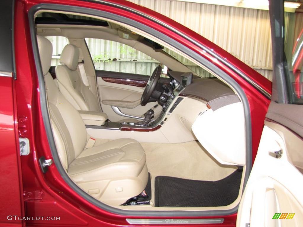 Cashmere/Cocoa Interior 2008 Cadillac CTS Sedan Photo #46283814