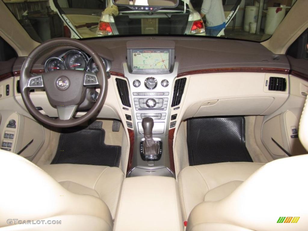 2008 Cadillac CTS Sedan Cashmere/Cocoa Dashboard Photo #46283859