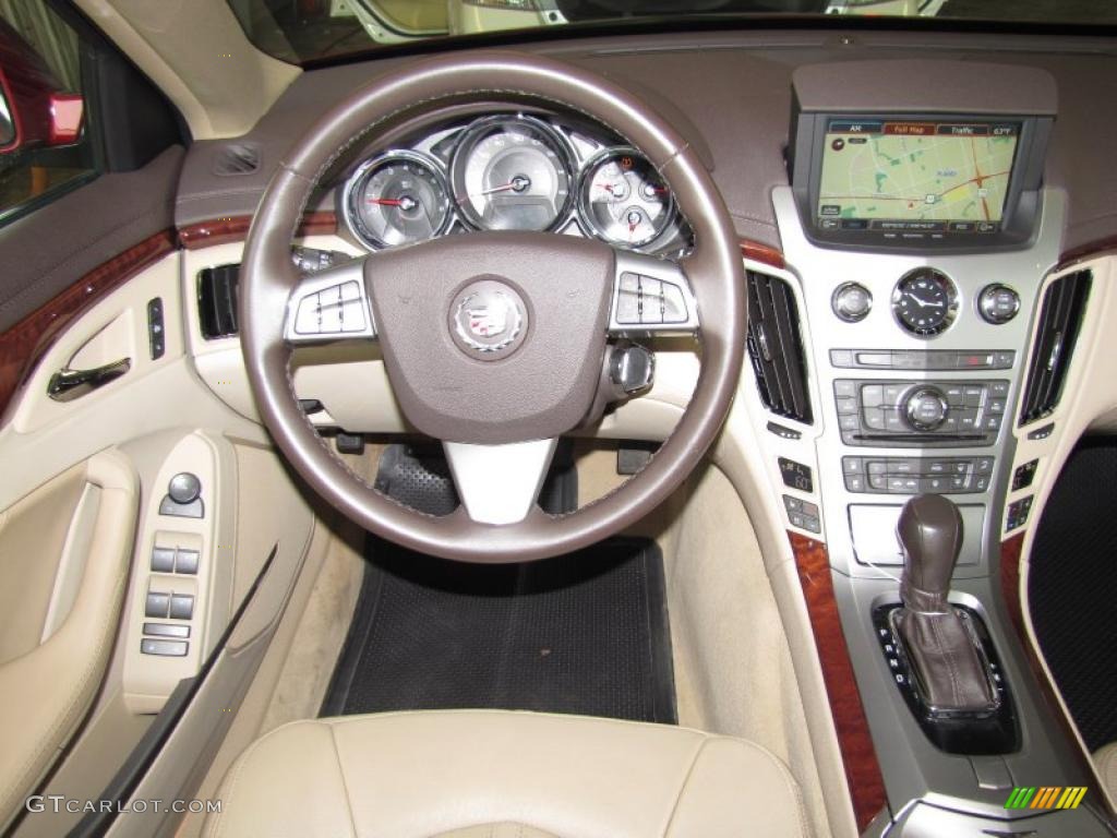 2008 Cadillac CTS Sedan Cashmere/Cocoa Dashboard Photo #46283871
