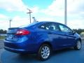 2011 Blue Flame Metallic Ford Fiesta SE Sedan  photo #3