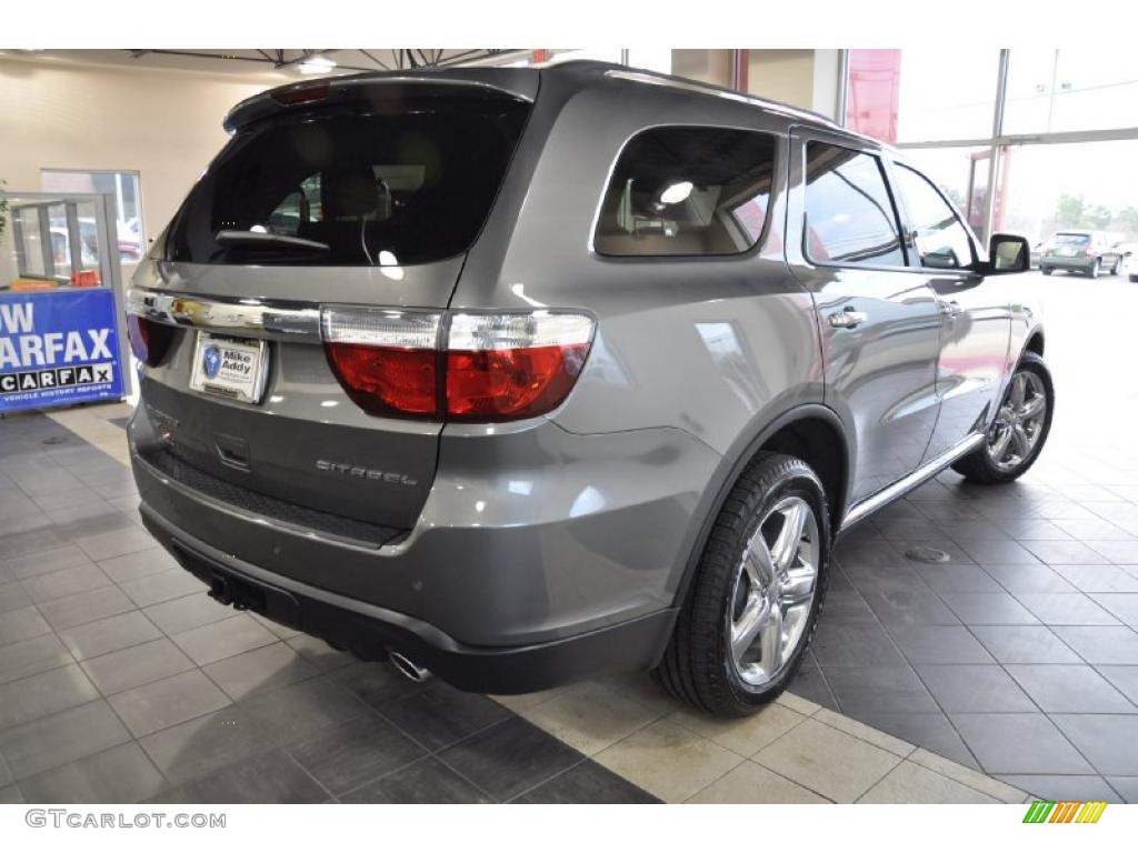 Mineral Gray Metallic 2011 Dodge Durango Citadel 4x4 Exterior Photo #46284787