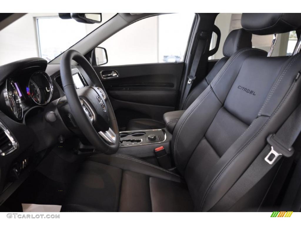 Black Interior 2011 Dodge Durango Citadel 4x4 Photo #46284841