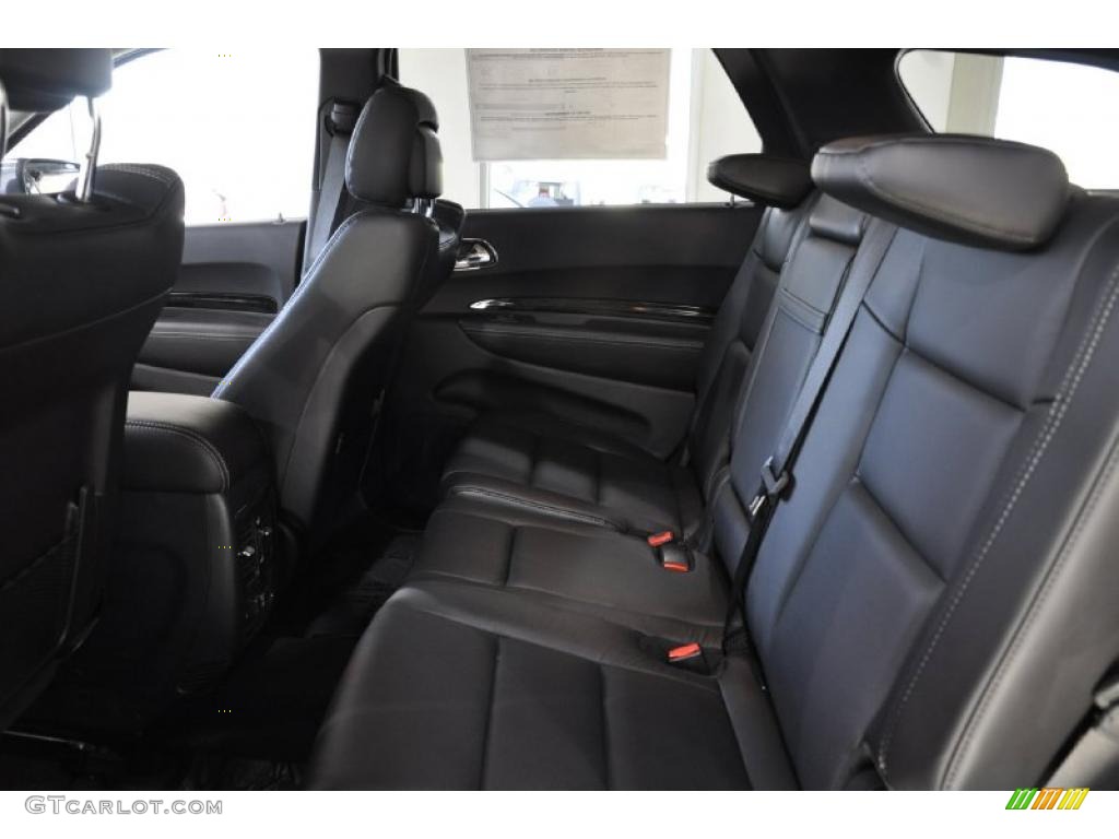 Black Interior 2011 Dodge Durango Citadel 4x4 Photo #46284883