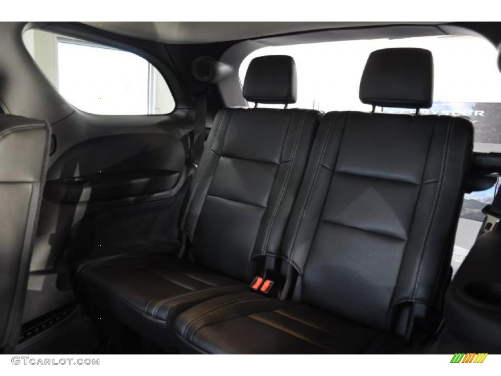 Black Interior 2011 Dodge Durango Citadel 4x4 Photo #46284895