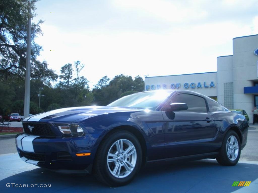 2011 Mustang V6 Coupe - Kona Blue Metallic / Charcoal Black photo #1